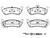 Pastillas de freno Brake Pad Set:163 420 05 20