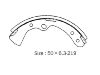 Zapata de freno Brake Shoe Set:41060-W9626