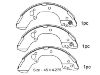 Zapata de freno Brake Shoe Set:NN4043