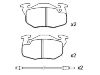 Brake Pad Set:77 01 203 213