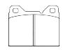 Brake Pad Set:2 701 654