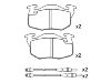 Brake Pad Set:95 659 340