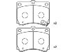 тормозная кладка Brake Pad Set:F1CZ-2001B