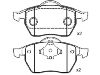 тормозная кладка Brake Pad Set:8D0 698 151 A