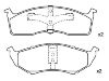 Plaquettes de frein Brake Pad Set:4 882 106