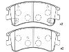 剎車片 Brake Pad Set:G2YS-33-23Z