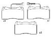 Plaquettes de frein Brake Pad Set:7 736 272 2