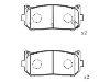 Bremsbelagsatz, Scheibenbremse Brake Pad Set:0K2FC-26-28Z