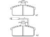 Brake Pad Set:8E0 211 650 81