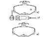 Brake Pad Set:1 666 624