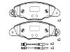 Brake Pad Set:4251.84