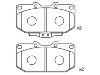 Bremsbelagsatz, Scheibenbremse Brake Pad Set:41060-37P91