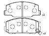 Pastillas de freno Brake Pad Set:04491-28361