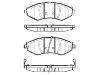 Pastillas de freno Brake Pad Set:96405129