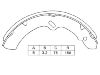 Kit machoire de frein Brake Shoe Set:41060-53T25